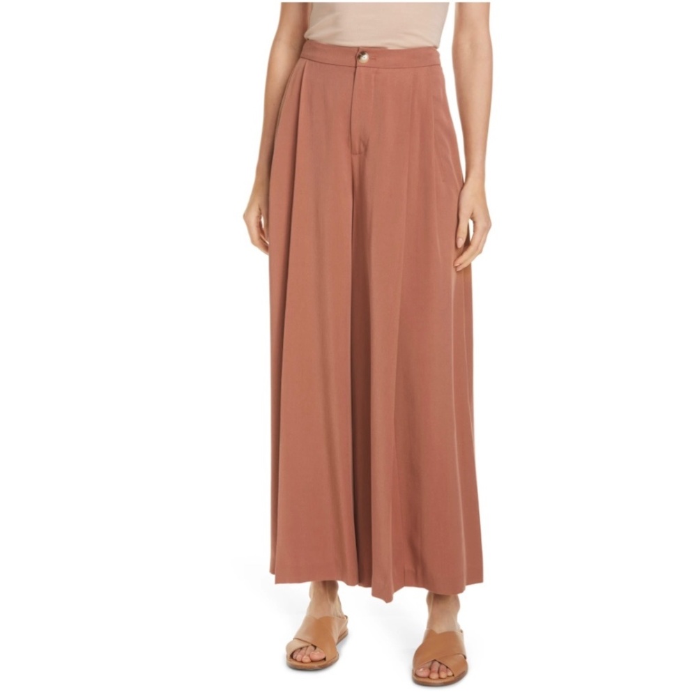 Vince Pleated Culottes, Vintage Rose Color, Size 12